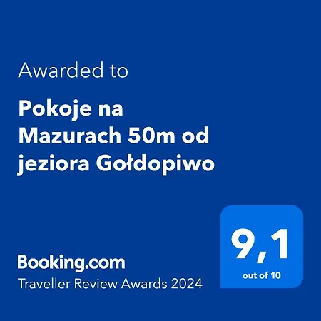 Homestay Na Mazurach 50m Od Jeziora Goldopiwo *